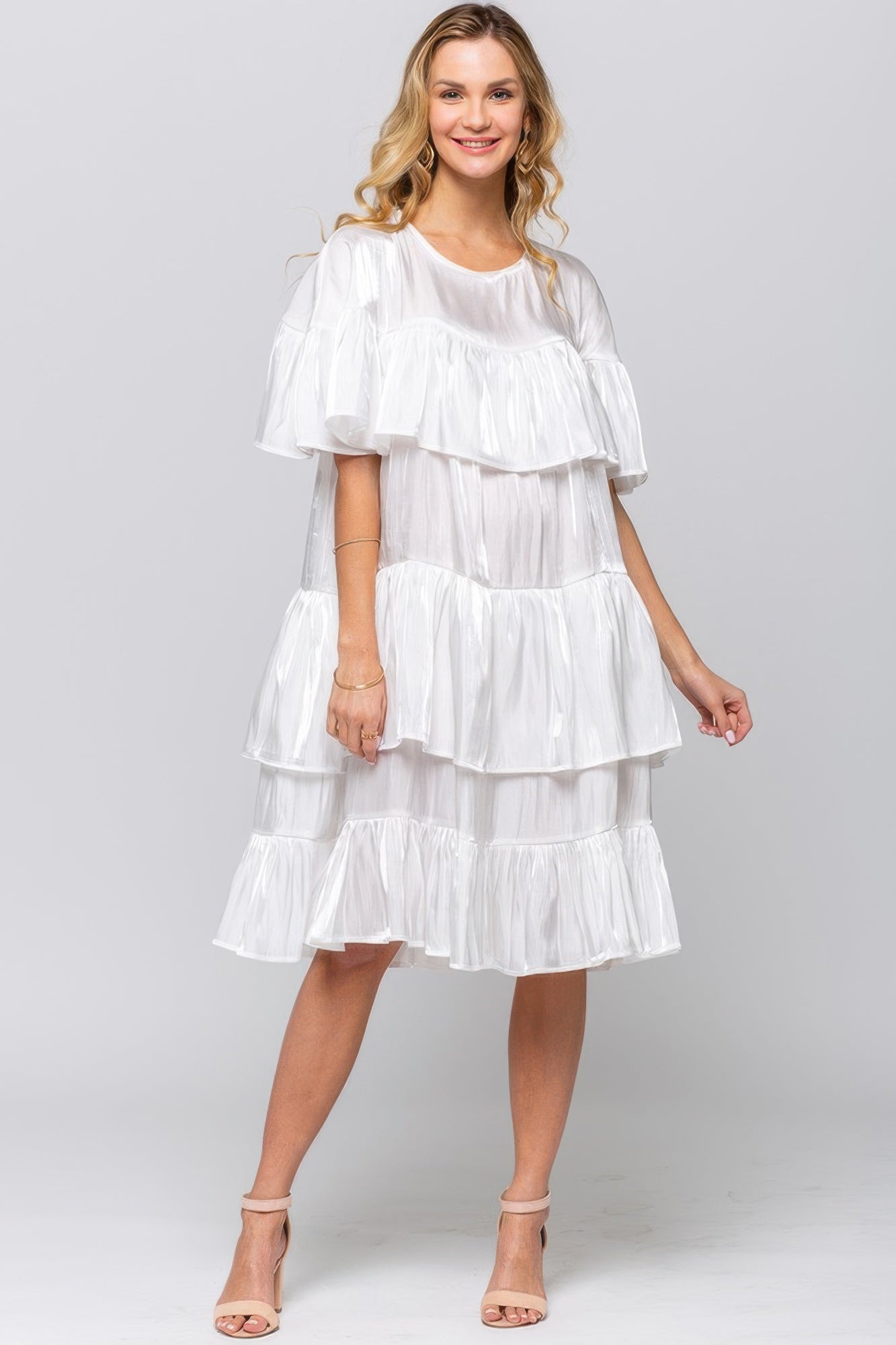 Ruffle Midi Dress | Mixtshop LLC