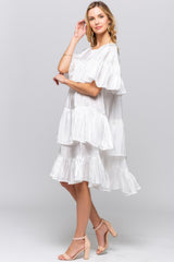 Ruffle Midi Dress | Mixtshop LLC