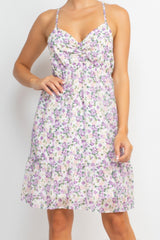 Double Strap Back Mini Dress | Mixtshop LLC
