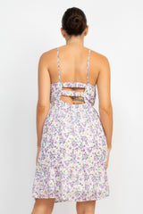 Double Strap Back Mini Dress | Mixtshop LLC