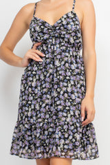 Double Strap Back Mini Dress | Mixtshop LLC