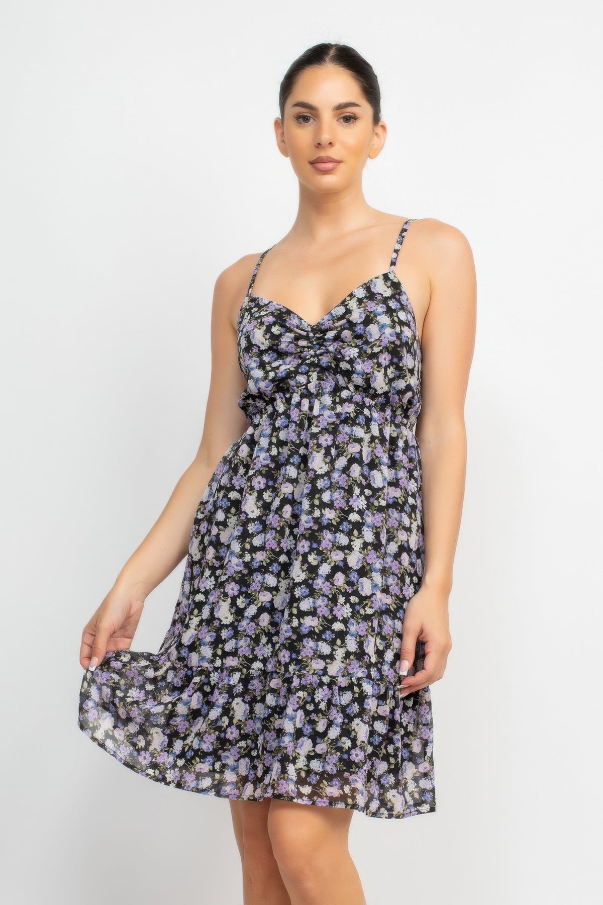Double Strap Back Mini Dress | Mixtshop LLC