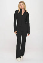 Premium Yoga Jacket W/jumpsuit Set | Mixtshop LLC