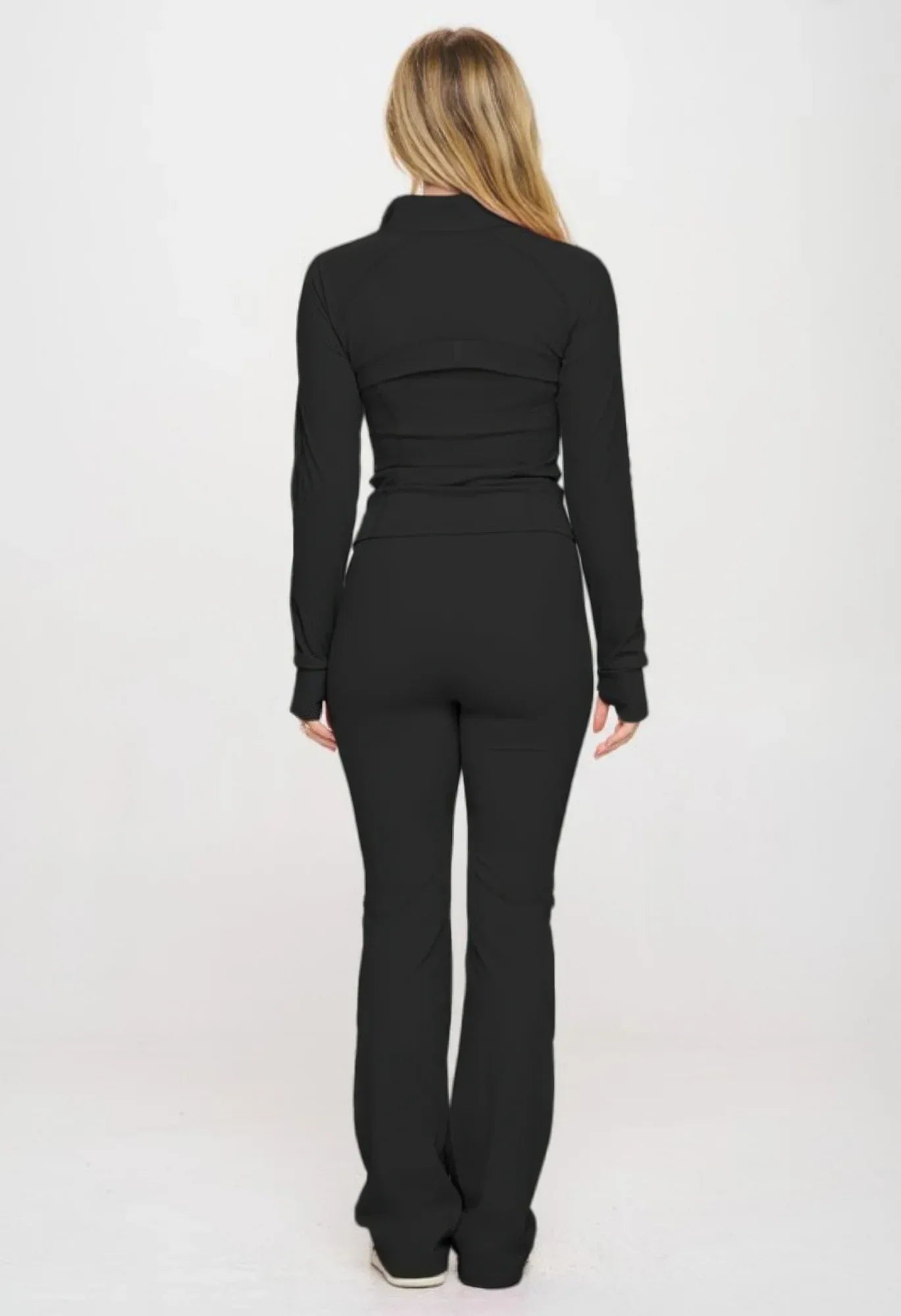 Premium Yoga Jacket W/jumpsuit Set Secondary image
