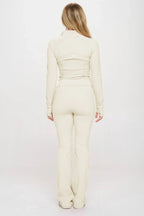 Premium Yoga Jacket W/jumpsuit Set | Mixtshop LLC