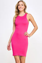 High Neck Double Layered Tank Mini Dress | Mixtshop LLC