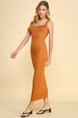 Square Neck Tank Maxi Dress | Mixtshop LLC