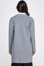 Basic Soft Long Line Open Front Sweater Cardigan | Mixtshop LLC