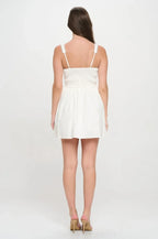 Front Ribbon Tie Bustier Dress | Mixtshop LLC