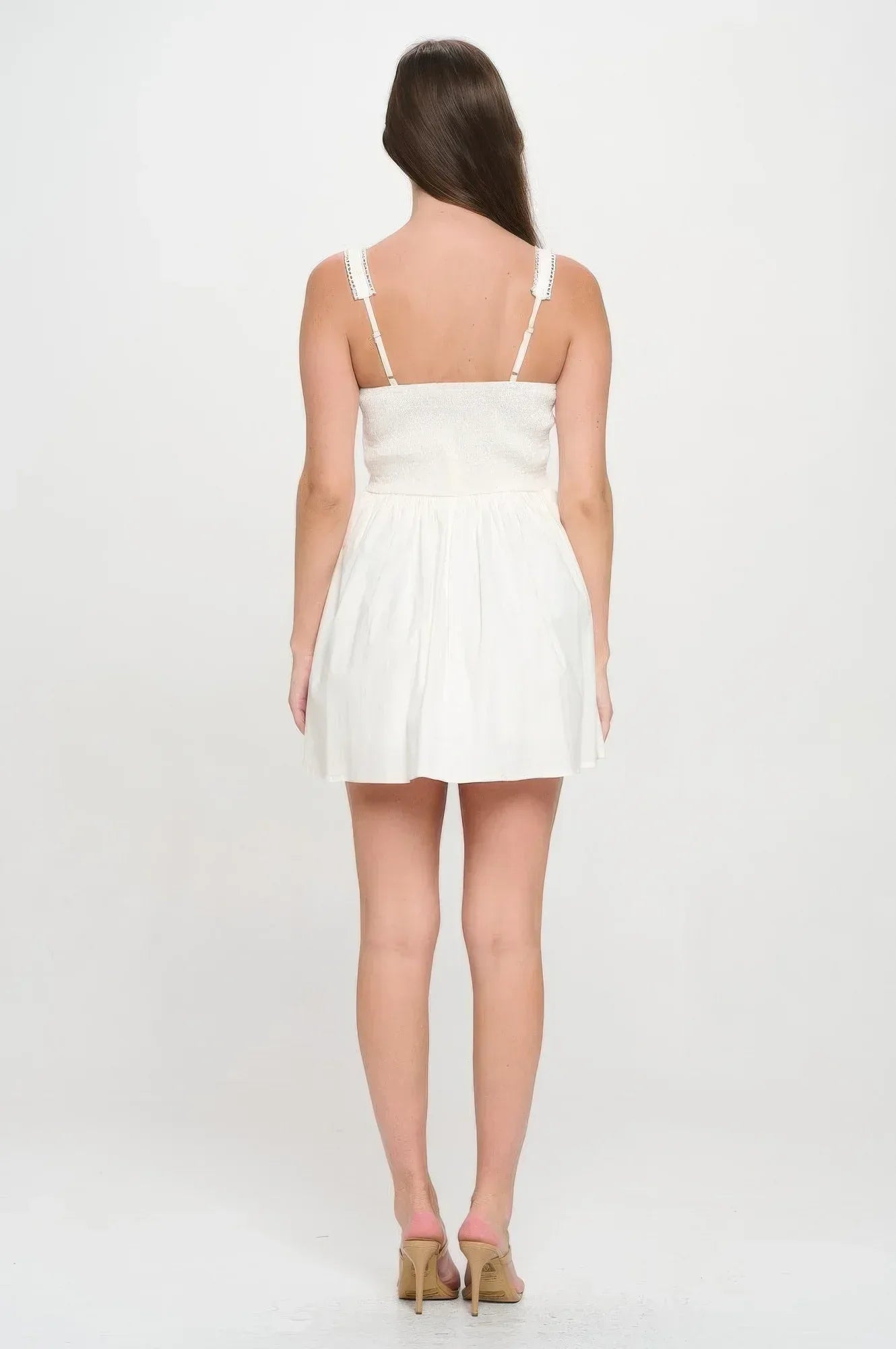 Front Ribbon Tie Bustier Dress | Mixtshop LLC