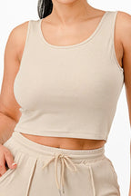 Ribbed Tank Top And Pant Set | Mixtshop LLC