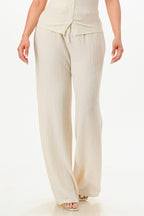 Textured Polo Top And Pants Set | Mixtshop LLC
