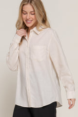 Long Sleeve Linen Blend Shirt | Mixtshop LLC