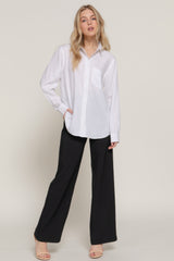 Long Sleeve Linen Blend Shirt | Mixtshop LLC