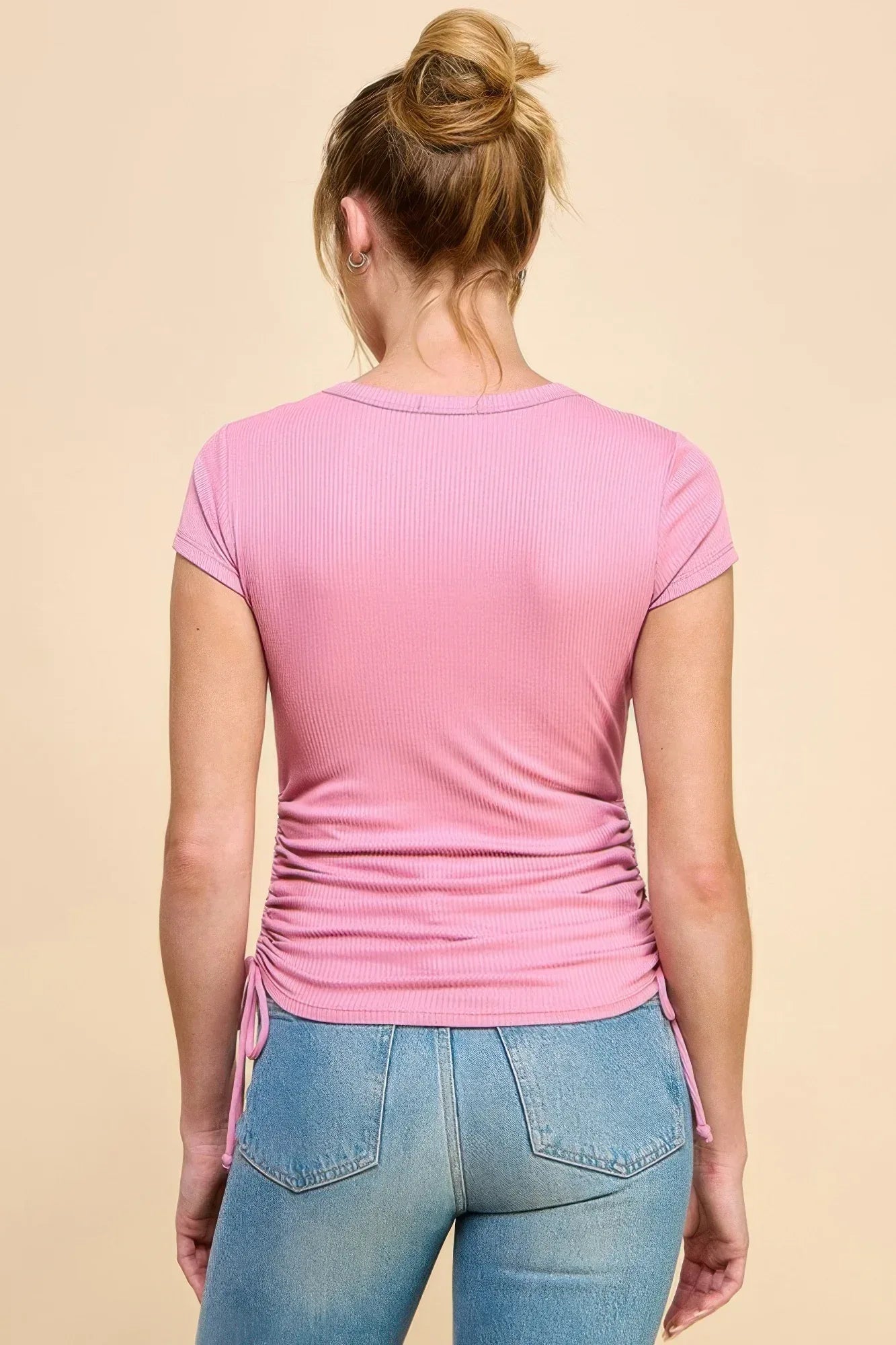 Side Ruched Detail Top | Mixtshop LLC