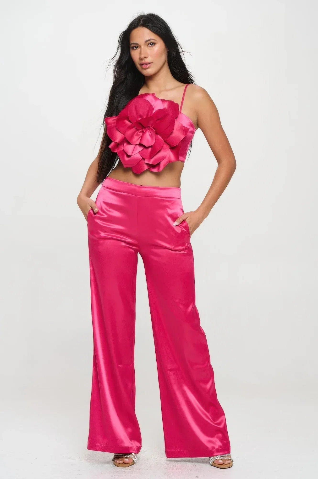 Crop Top & Pant Set | Mixtshop LLC Main image