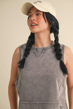 Mineral Wash Sleeveless Top | Mixtshop LLC