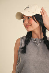 Mineral Wash Sleeveless Top | Mixtshop LLC