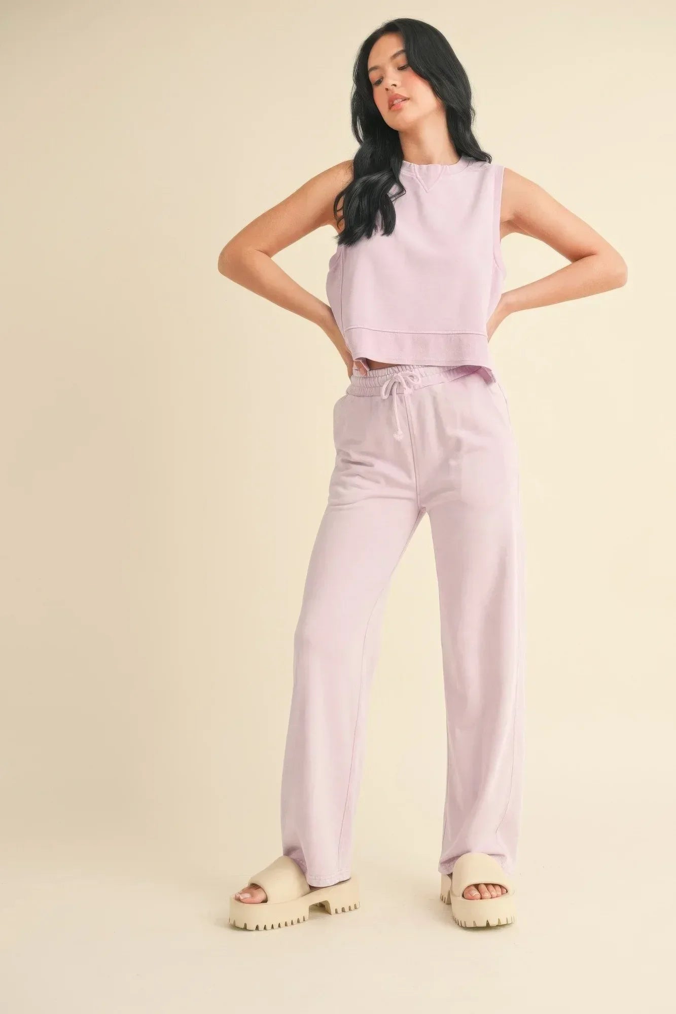 Mineral Wash Sleeveless Top | Mixtshop LLC