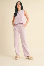 Mineral Wash Sleeveless Top | Mixtshop LLC