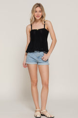 Flower Trim Detail Pointelle Spring Sweater | Mixtshop LLC