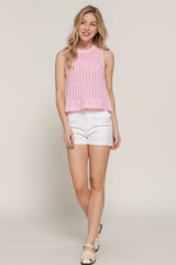 Sleeveless Crochet Spring Sweater | Mixtshop LLC
