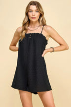 Swiss Dot Woven Romper | Mixtshop LLC