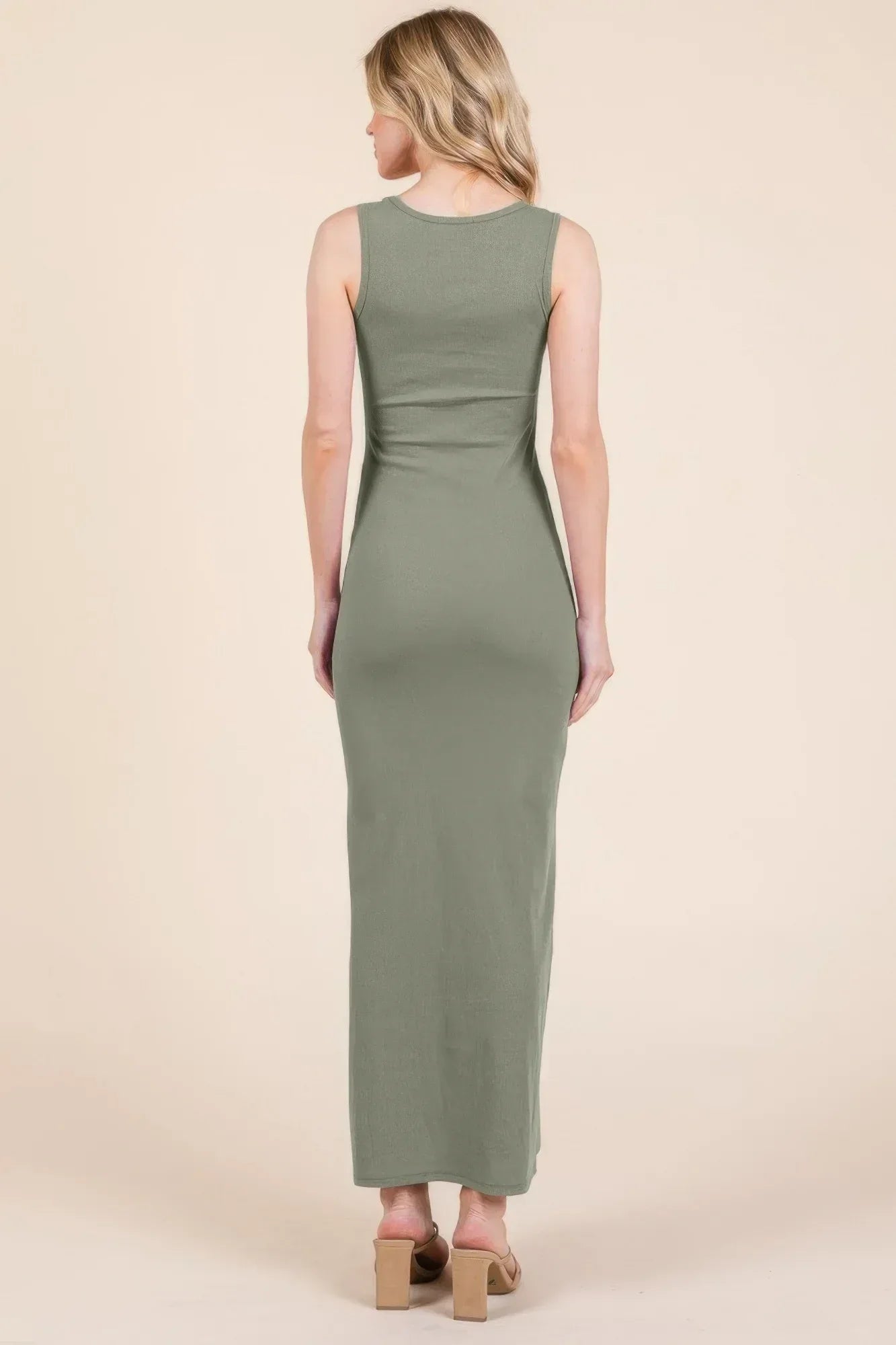 Sleeveless Rib Maxi Dress | Mixtshop LLC