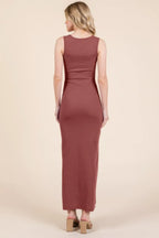 Sleeveless Rib Maxi Dress | Mixtshop LLC