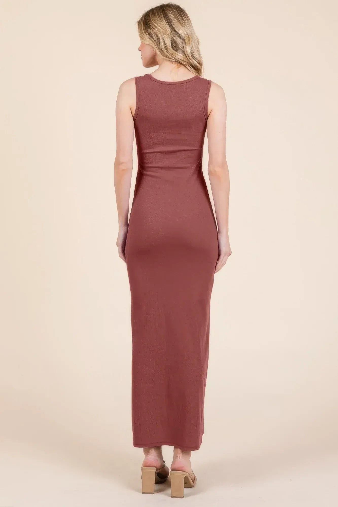 Sleeveless Rib Maxi Dress | Mixtshop LLC