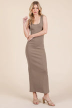 Sleeveless Rib Maxi Dress | Mixtshop LLC