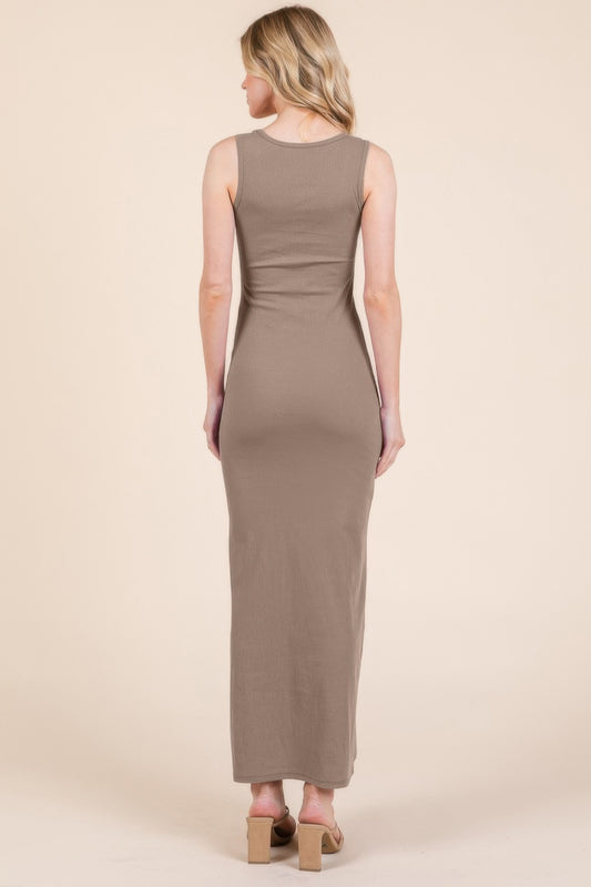 Sleeveless Rib Maxi Dress | Mixtshop LLC
