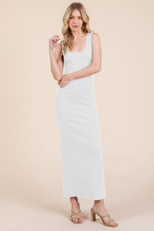 Sleeveless Rib Maxi Dress | Mixtshop LLC