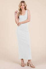 Sleeveless Rib Maxi Dress | Mixtshop LLC