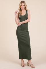 Sleeveless Rib Maxi Dress | Mixtshop LLC