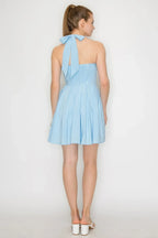 Corset Self-tie Ribbon Zippered Dress | Mixtshop LLC