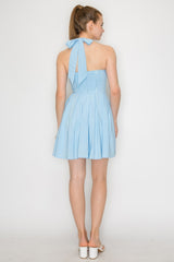 Corset Self-tie Ribbon Zippered Dress | Mixtshop LLC