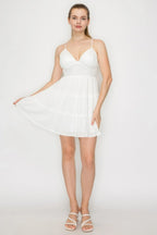 Sweetheart Back-tie Tiered Dress | Mixtshop LLC
