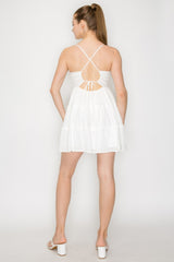 Sweetheart Back-tie Tiered Dress | Mixtshop LLC