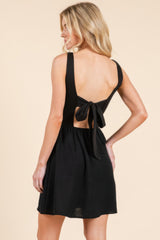 Backless Tie Mini Dress | Mixtshop LLC