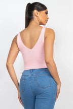 Crop Tank Top & Cardigan Sweater Set | Mixtshop LLC