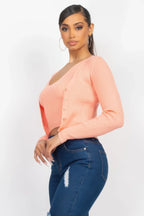 Crop Tank Top & Cardigan Sweater Set | Mixtshop LLC
