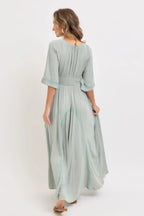 Romantic Flowy Maxi Dress | Mixtshop LLC