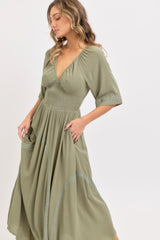 Romantic Flowy Maxi Dress | Mixtshop LLC