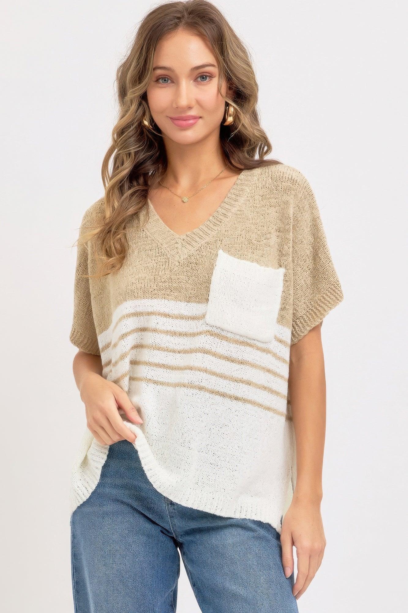 Casual Oversized Knit Top | Mixtshop LLC Main image