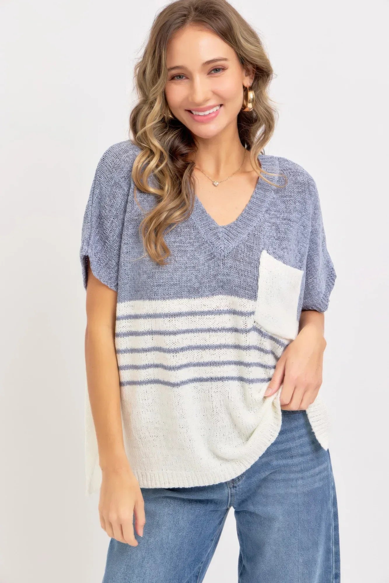 Casual Oversized Knit Top | Mixtshop LLC Main image