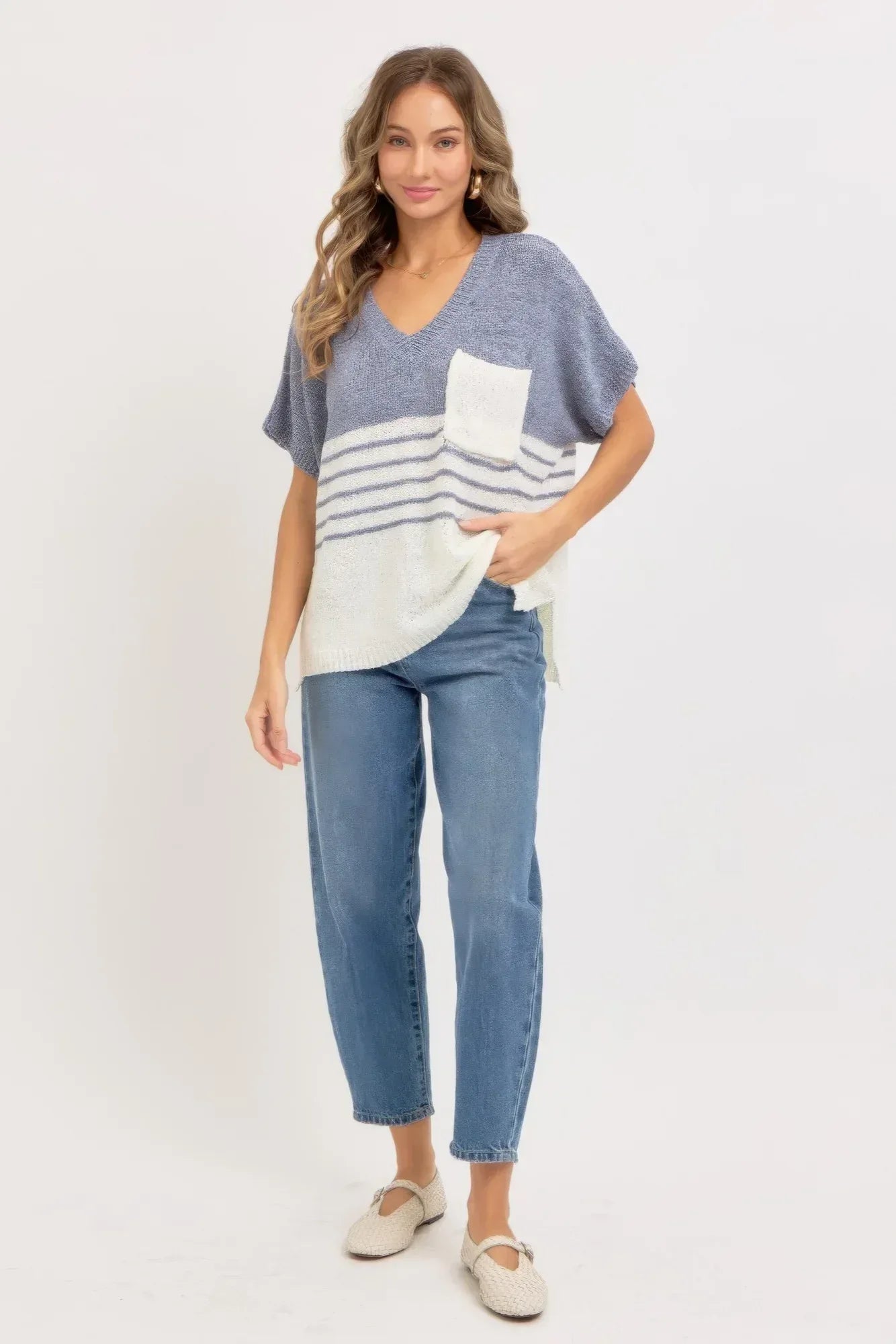 Casual Oversized Knit Top Secondary image
