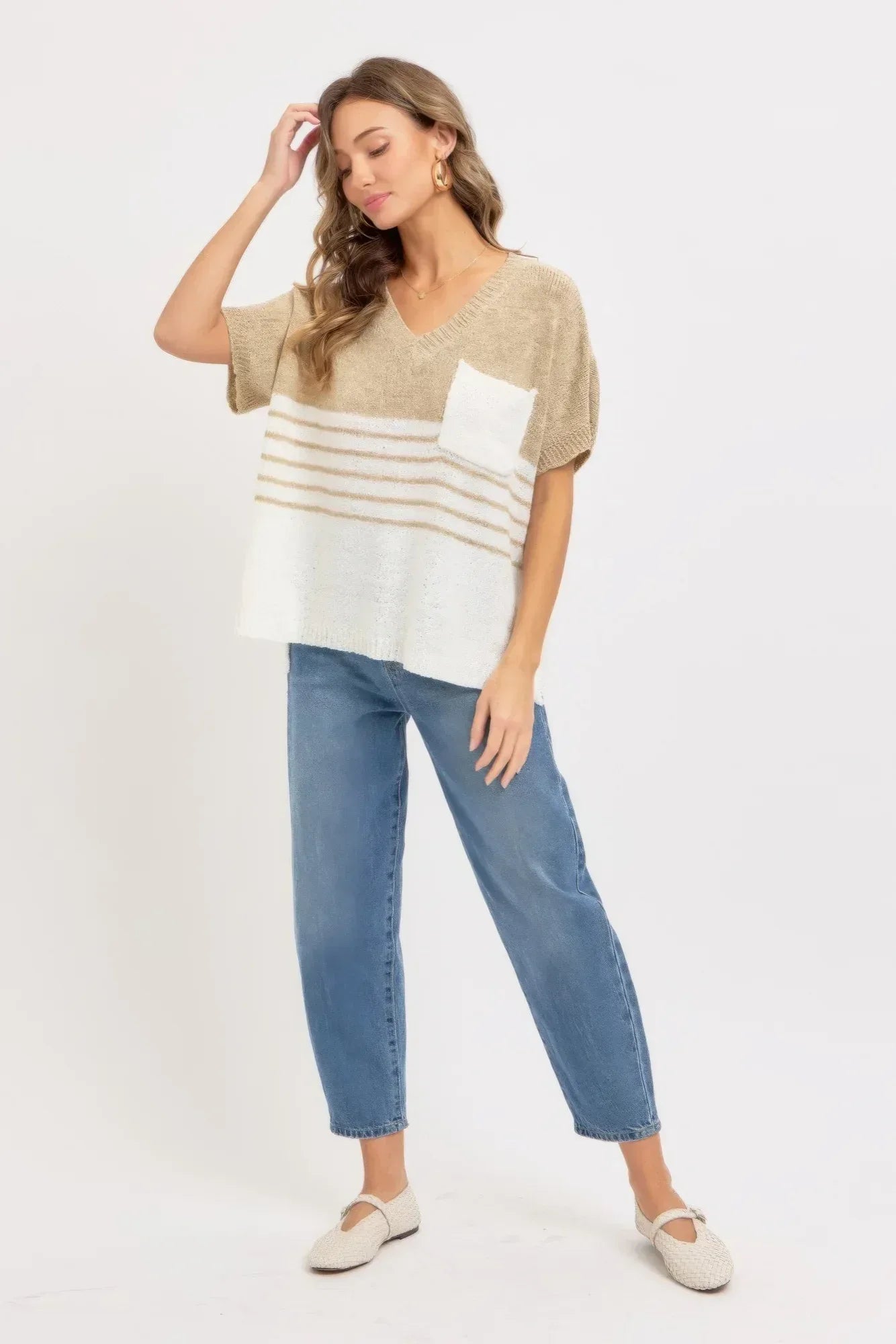 Casual Oversized Knit Top Secondary image