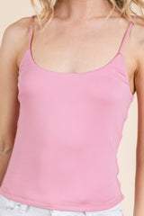 Basic Double Layers Fitted Cami Top | Mixtshop LLC