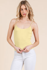 Basic Double Layers Fitted Cami Top | Mixtshop LLC